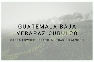 Guatemala Baja Verapaz Cubulco